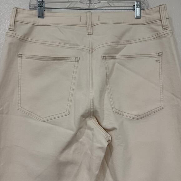 NWT Madewell The Curvy ‘90s Straight Jean Vintage Canvas Cream Size 33 - Picture 6 of 9